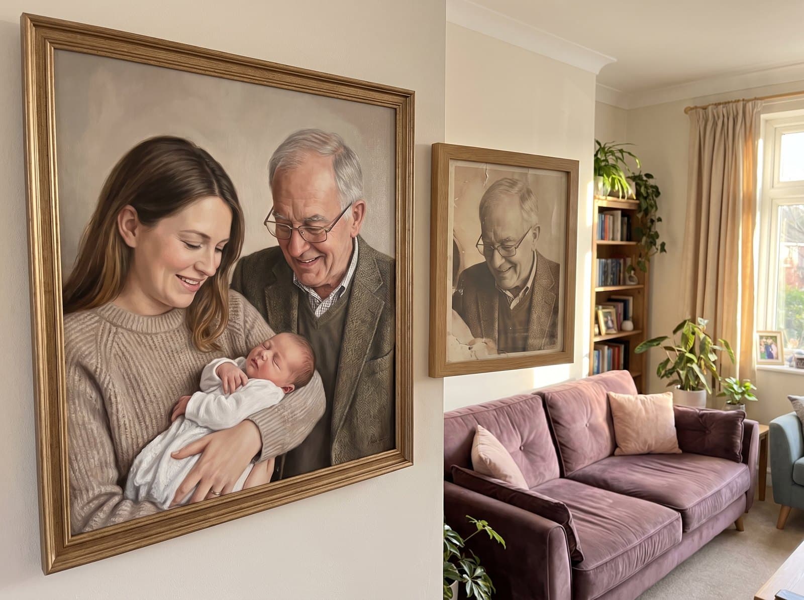A Family Portrait With Someone Who Has Died In It
