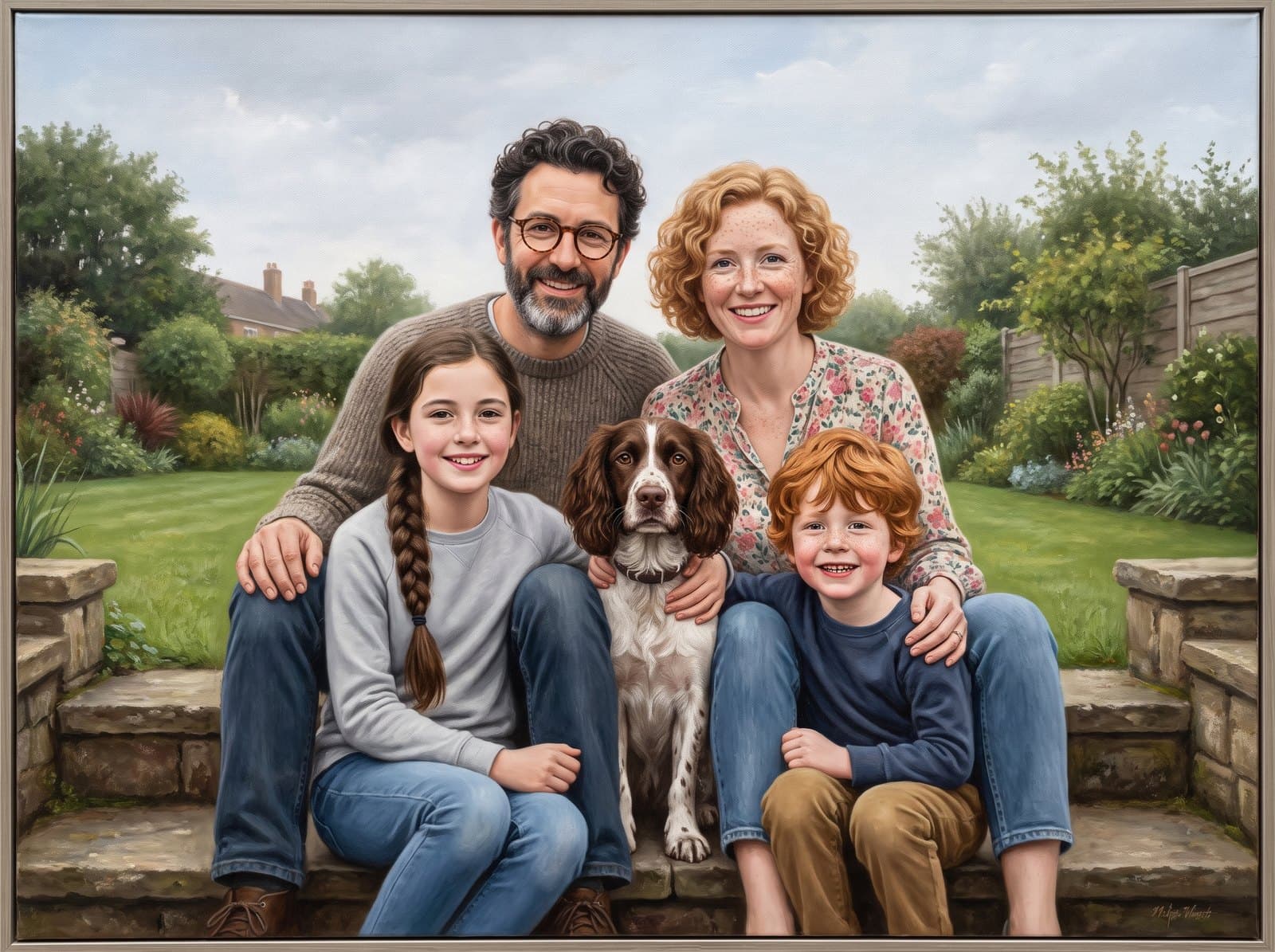 A Family Portrait With the Dog In It (Even If the Dog Never Sat Still)