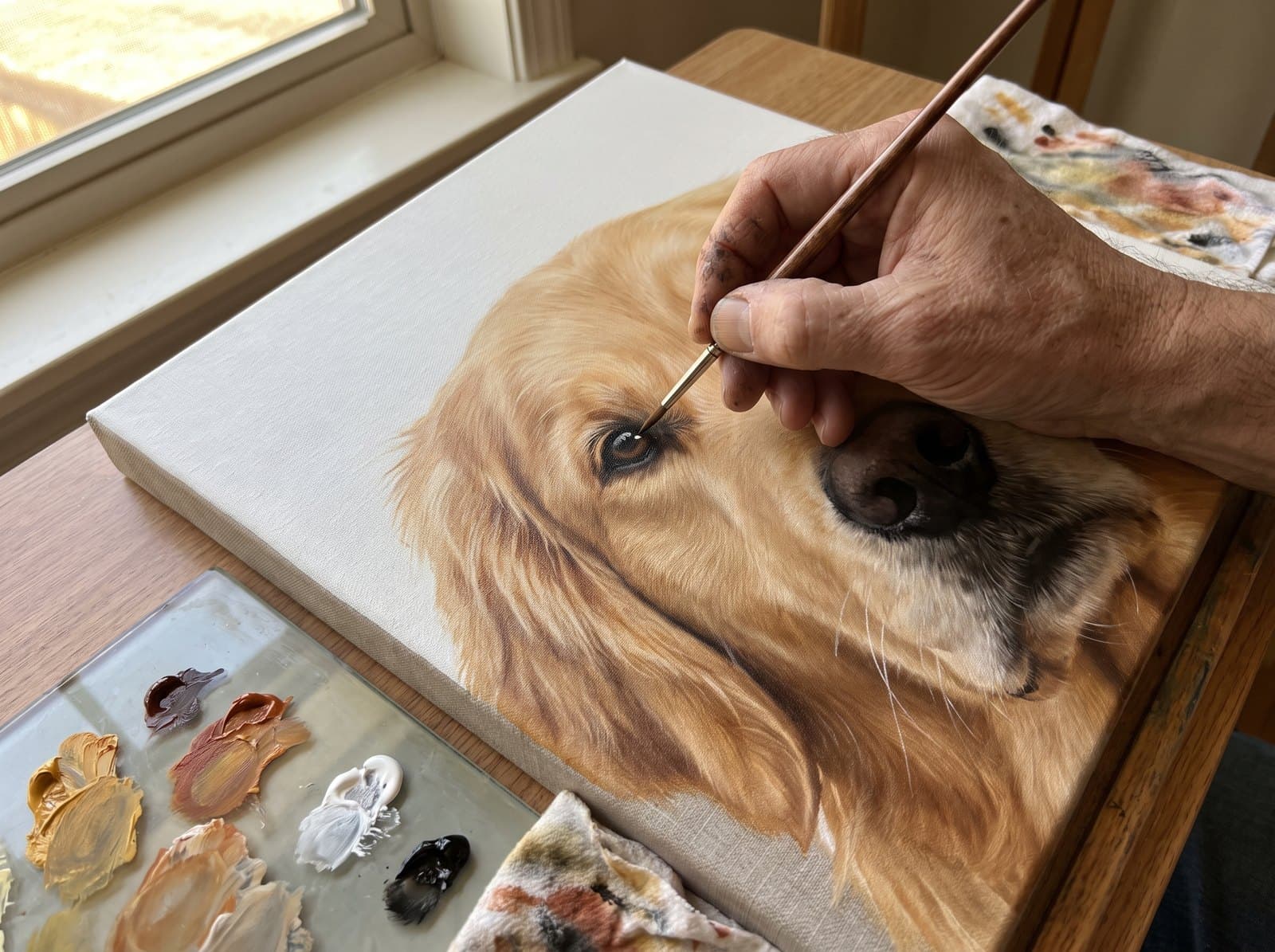 Hand-Painted or AI-Generated? How to Tell What a Portrait Really Is