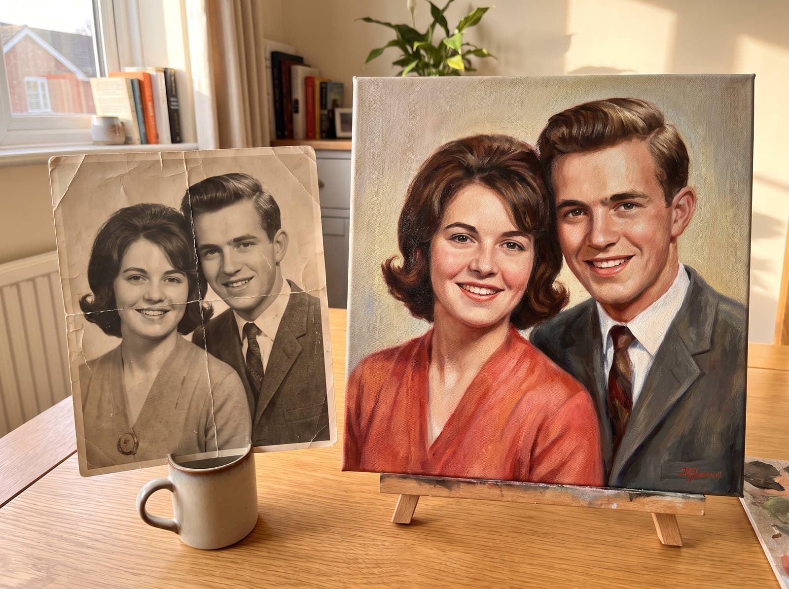 Can an Old, Damaged Photograph Become a Painting?