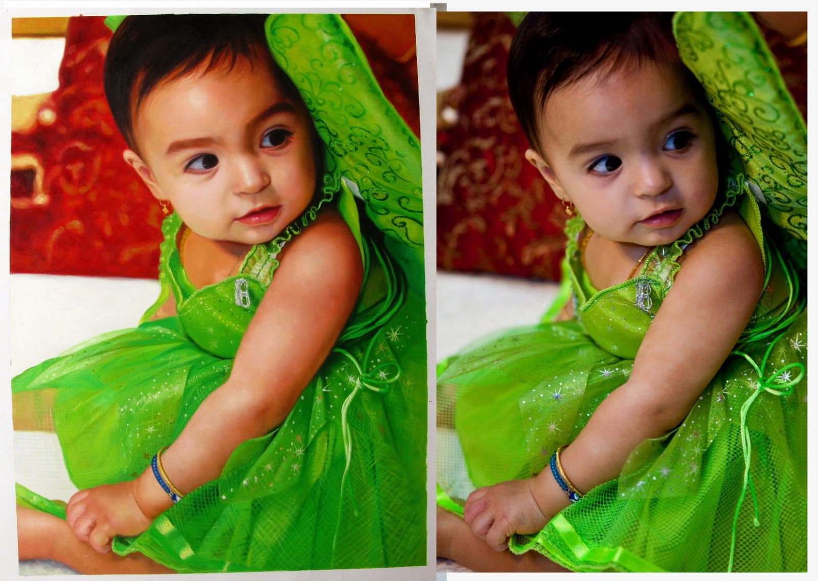 Baby Girl Green Dress