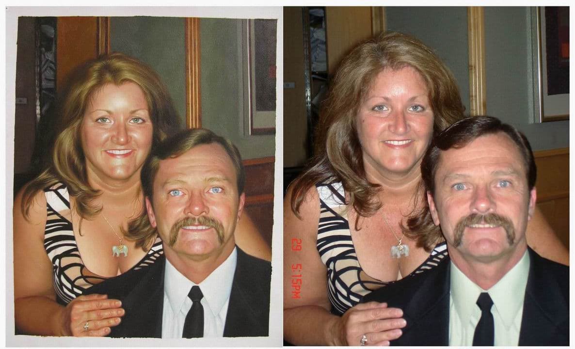 Couple Portrait Beach Evening