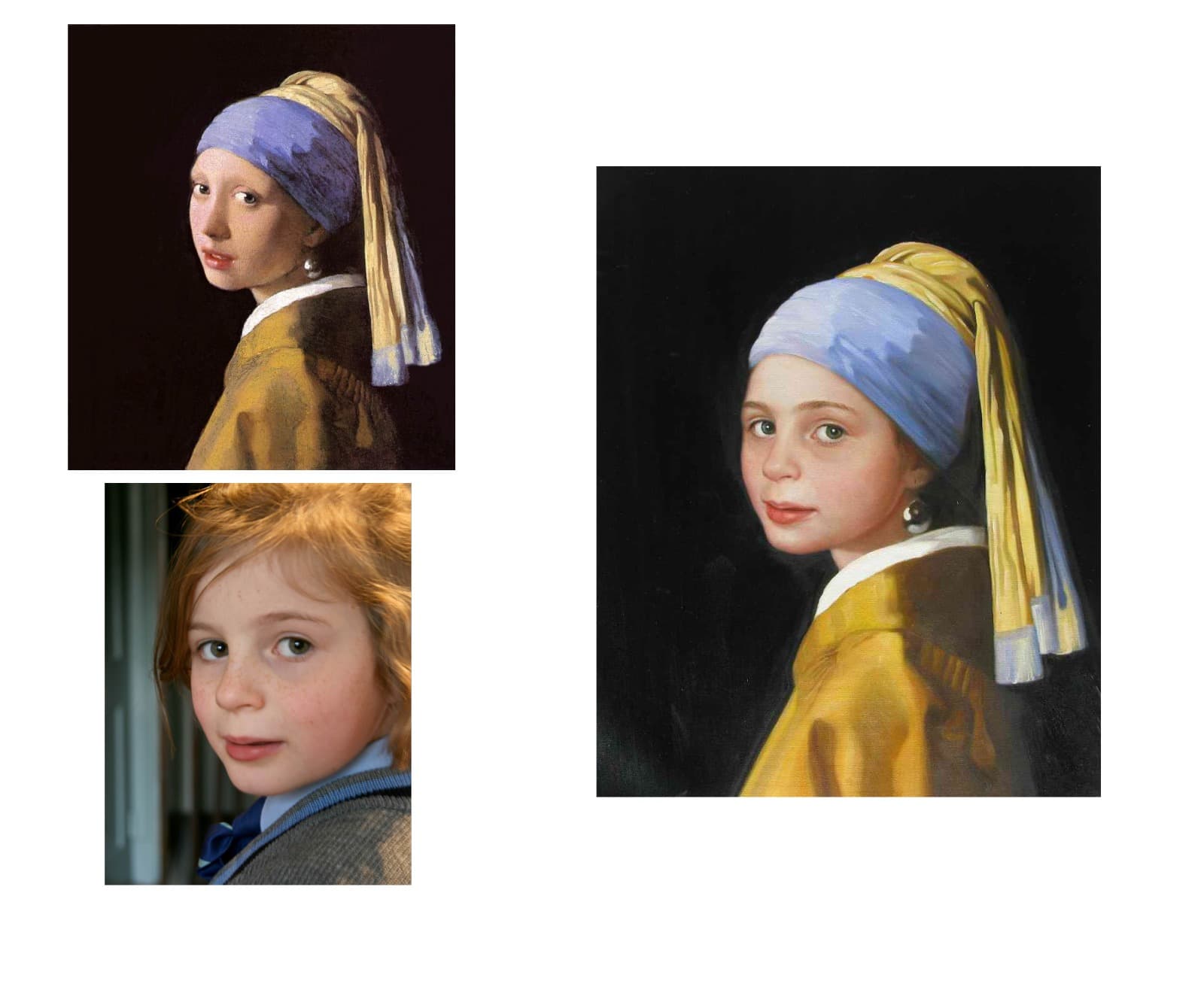 Girl As Vermeer Pearl Earring