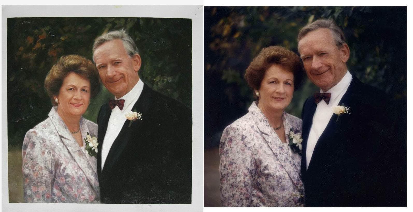 Older Couple Formal Portrait
