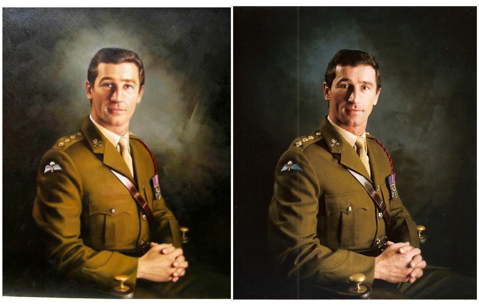 Military Officer Uniform Portrait