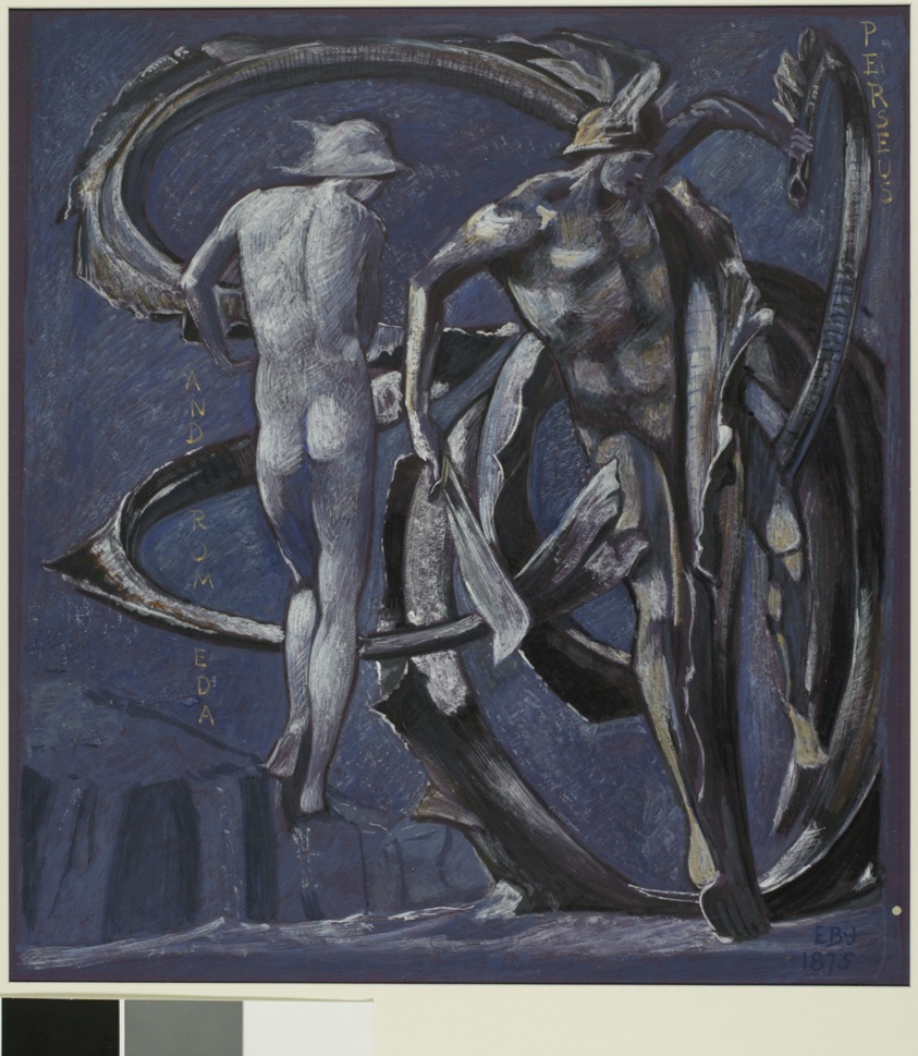 Perseus and Andromeda, study for The Doom Fulfilled by Sir Edward Burne-Jones