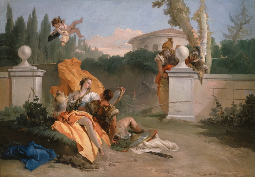 Rinaldo and Armida in Her Garden by Giovanni Battista Tiepolo