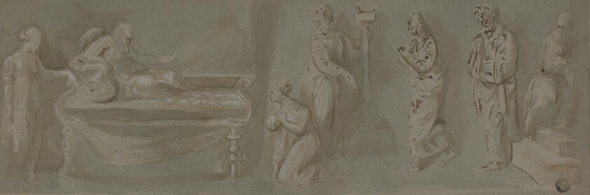 David Promises Bathsheba that Solomon Will Rule by Unknown artist