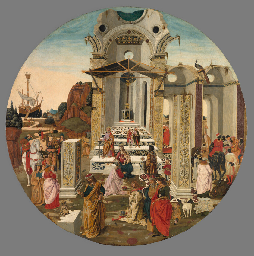 The Adoration of the Magi by Raffaello Botticini