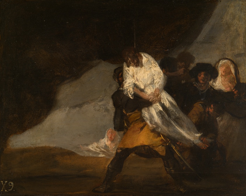 The Hanged Monk by Francisco José de Goya y Lucientes