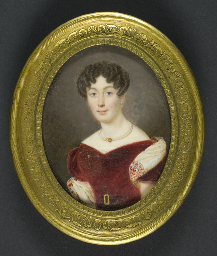Portrait of Countess de Crovet by Jean Edme Pascal Martin Delacluze