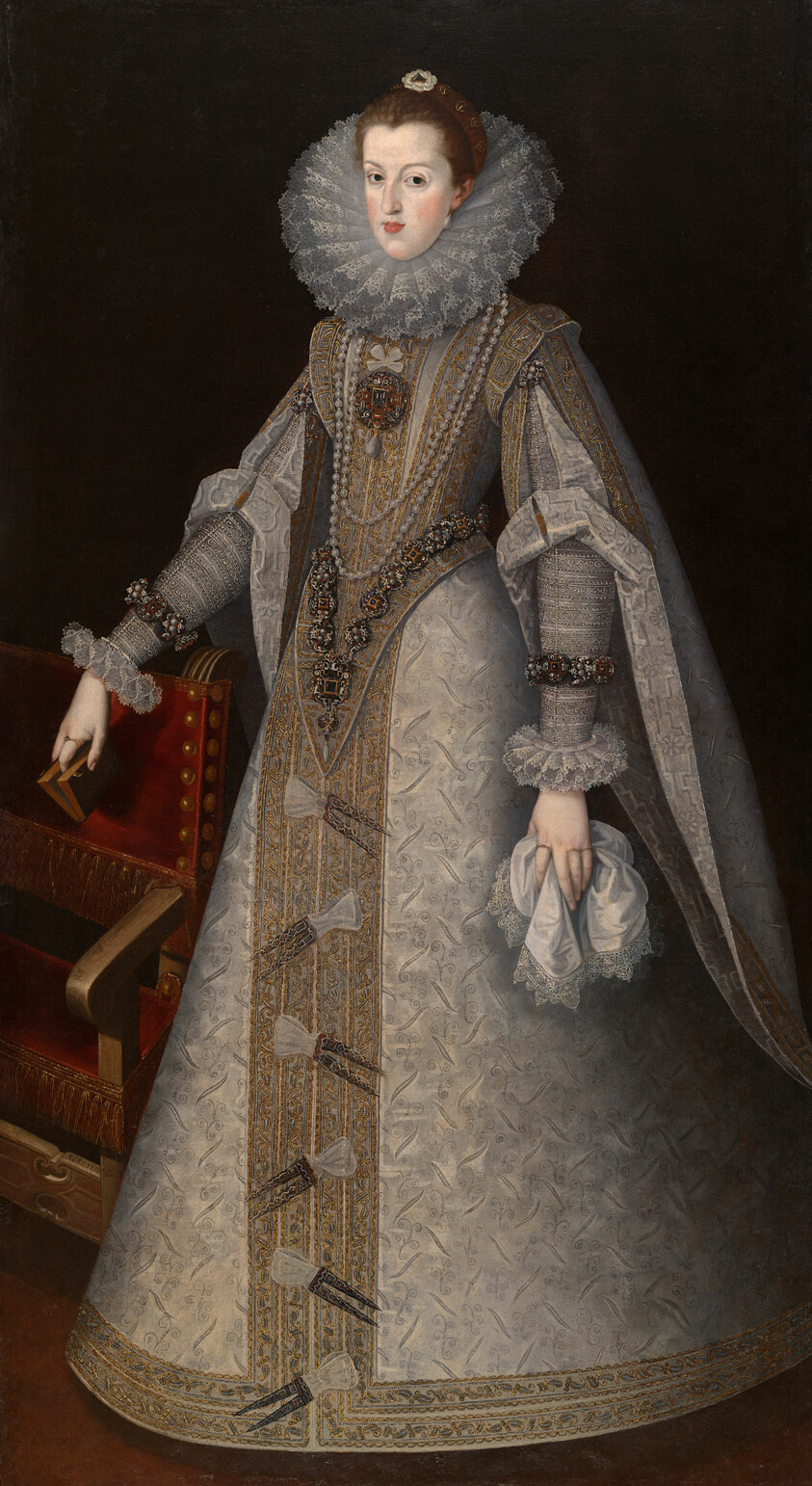 Margaret of Austria, Queen of Spain by Andrés López Polanco
