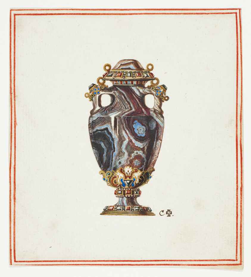 Porphyry Vase by Giuseppe Grisoni