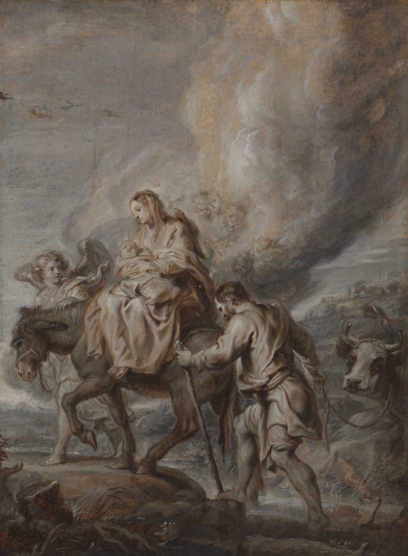 The Flight into Egypt by Abraham Jansz. van Diepenbeeck