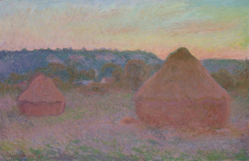 Stacks of Wheat (End of Day, Autumn) by Claude Monet