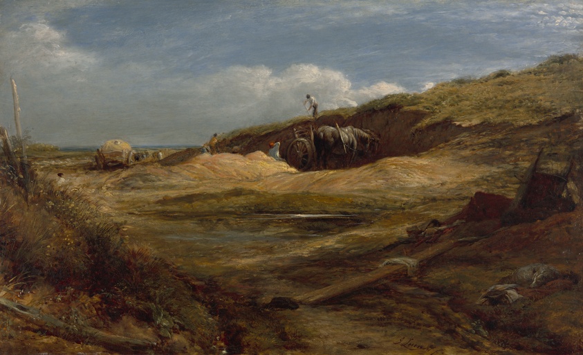The Sand Pits, Hampstead Heath by John Linnell