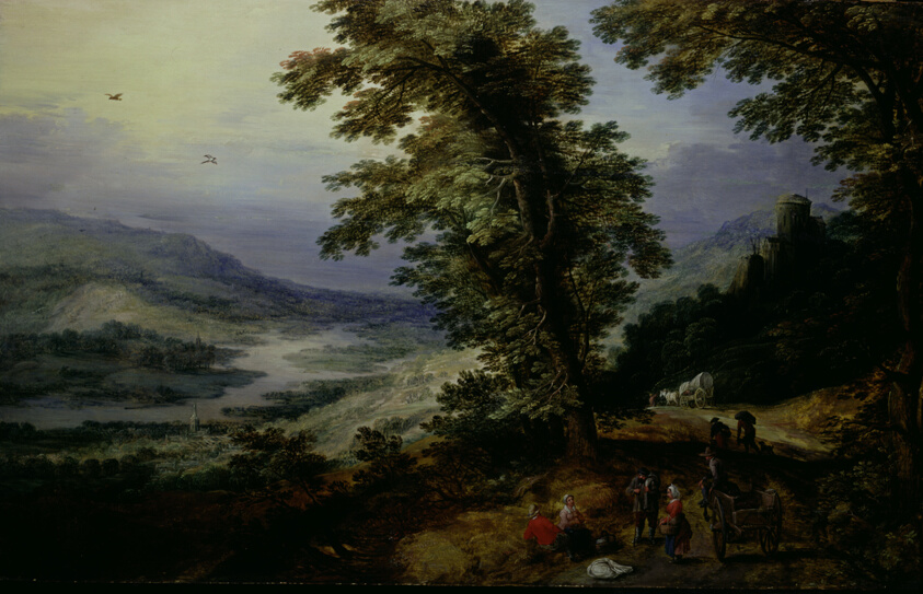 Mountain Road with Travelers by Joos de Momper, II