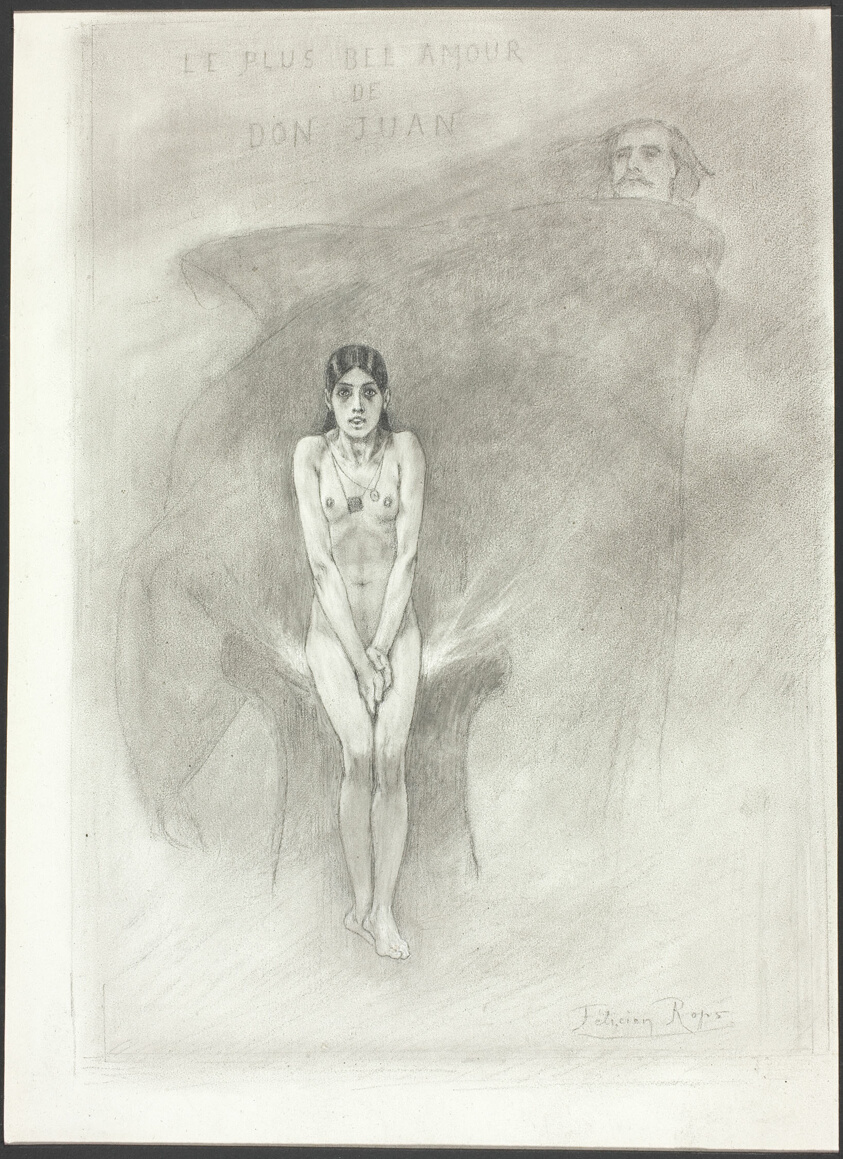 The Greatest Love of Don Juan by Félicien Rops