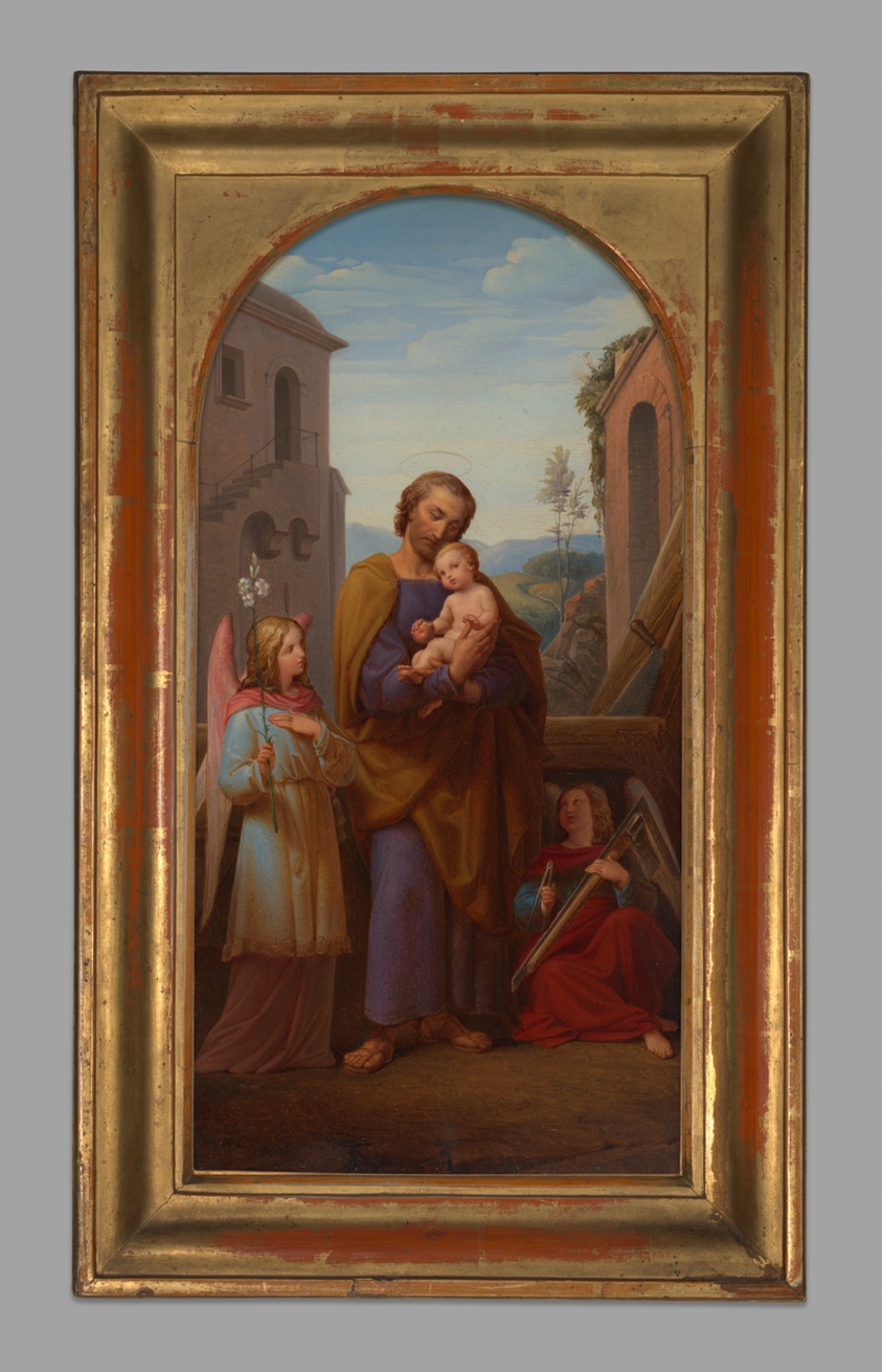 St. Joseph and Christ Child by Leopold Kupelwieser