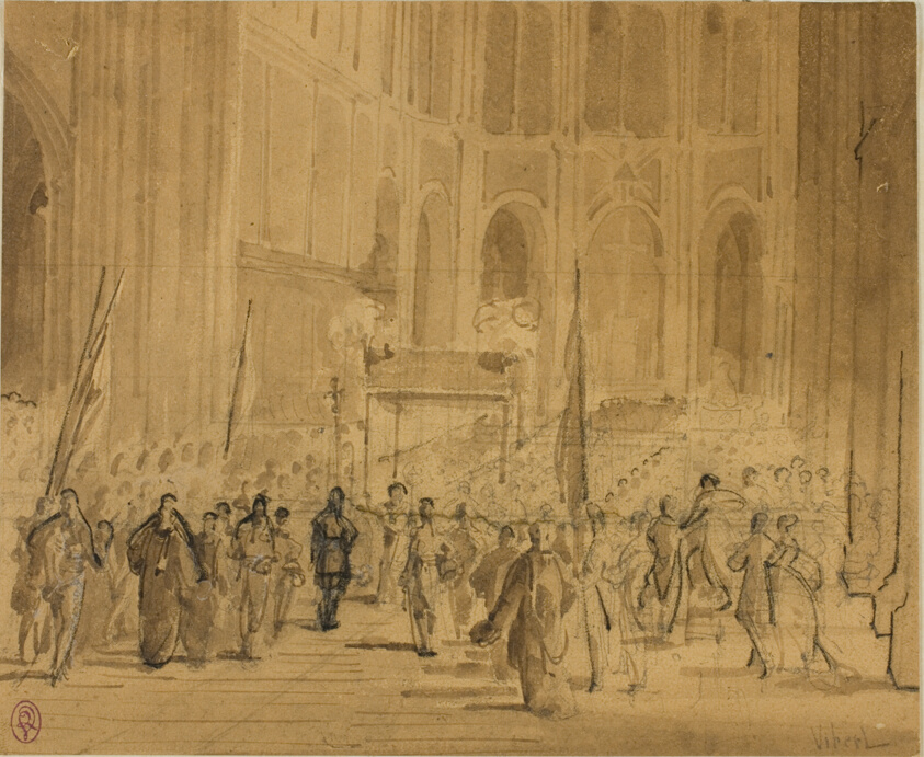 Crowning of a Prince by Jehan Georges Vibert