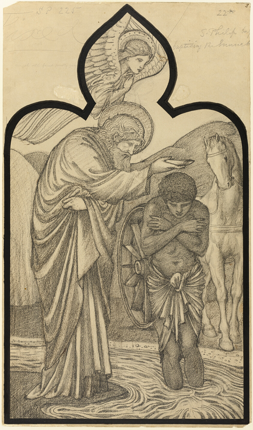 Saint Philip Baptising the Eunuch by Sir Edward Burne-Jones