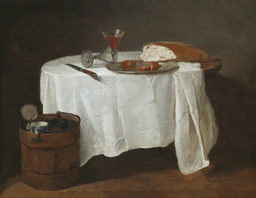 The White Tablecloth by Jean Siméon Chardin