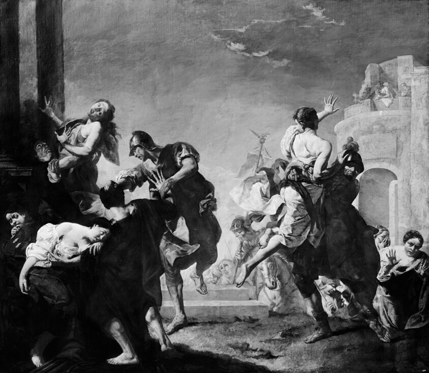 Abduction of the Sabines by Giuseppe Angeli