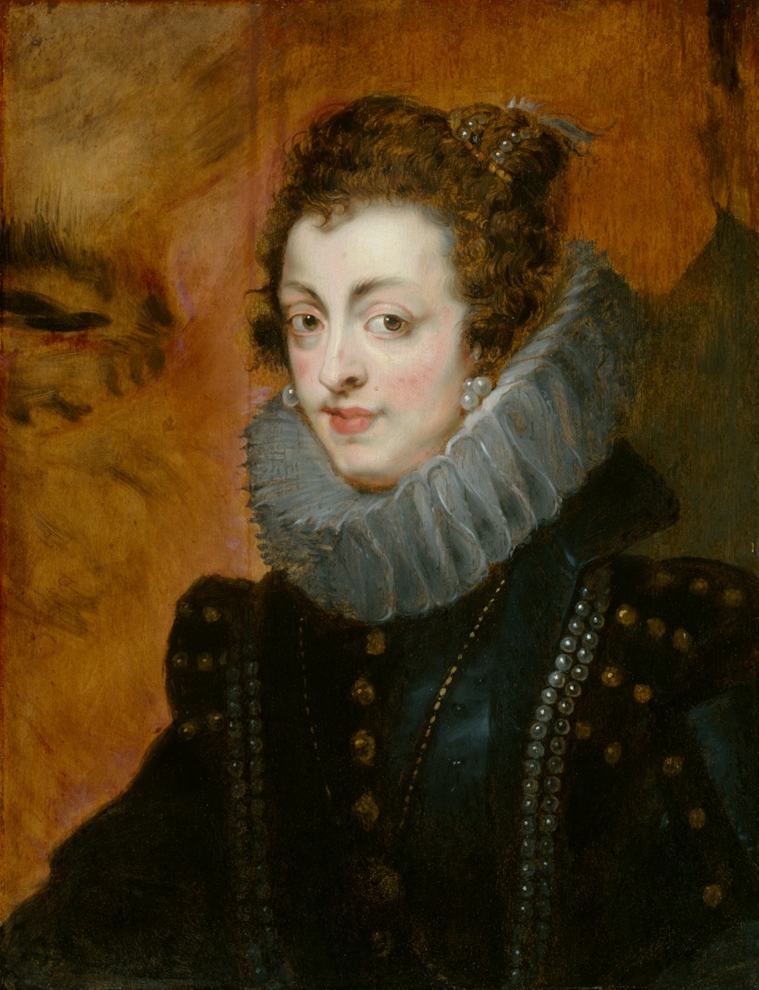 Portrait of Isabella of Bourbon by Follower of Peter Paul Rubens