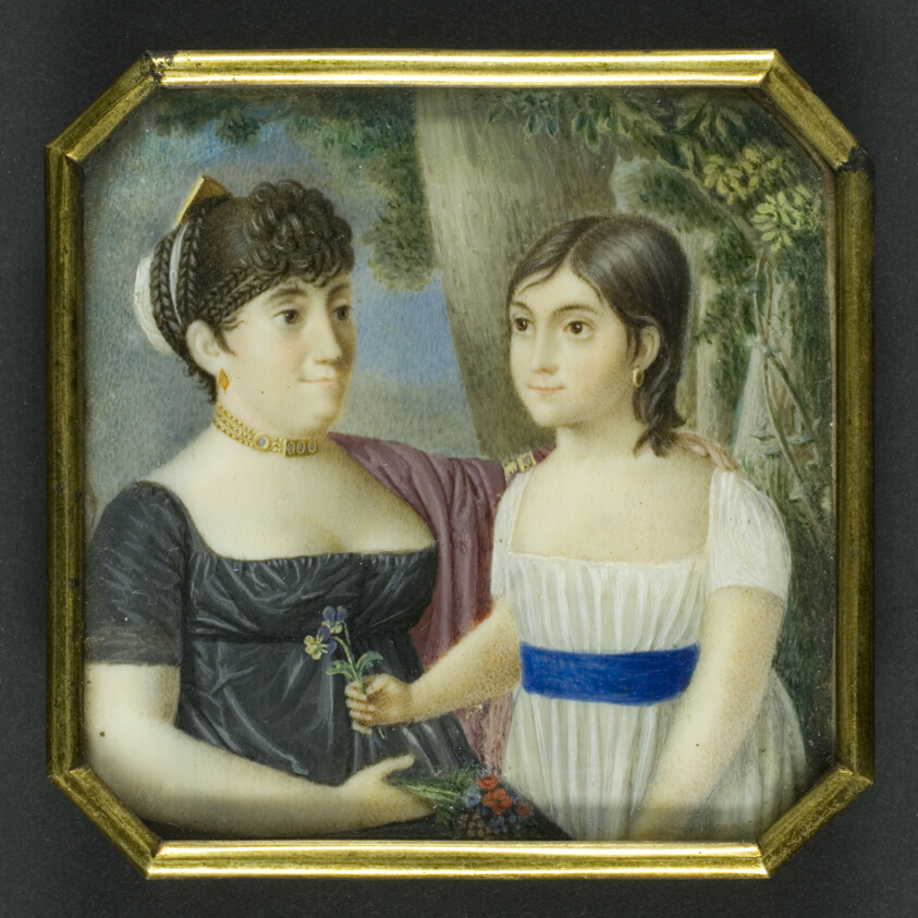 Portrait of Mother and Daughter by German