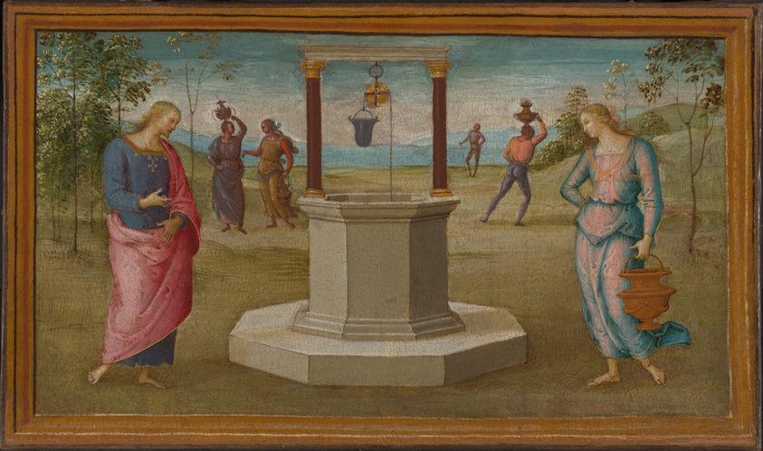Christ and the Woman of Samaria by Perugino