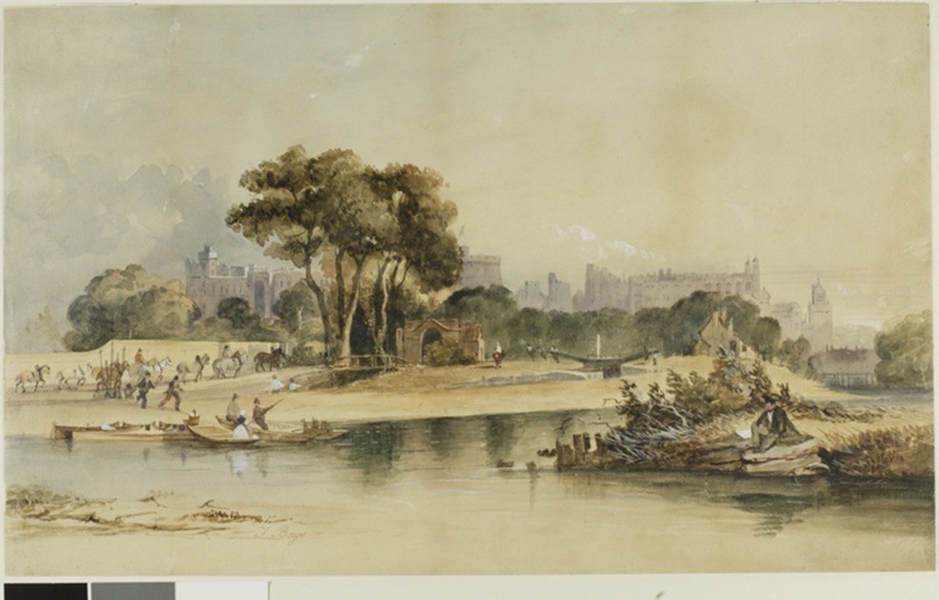 Environs of Windsor Castle by Thomas Shotter Boys