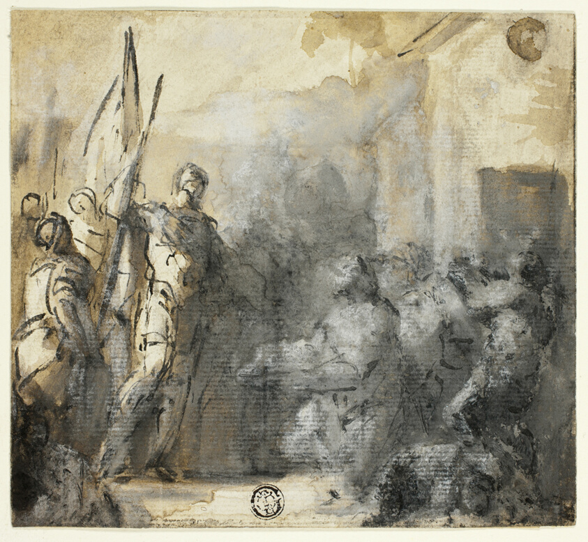 David and Abigail by Domenico Mondo