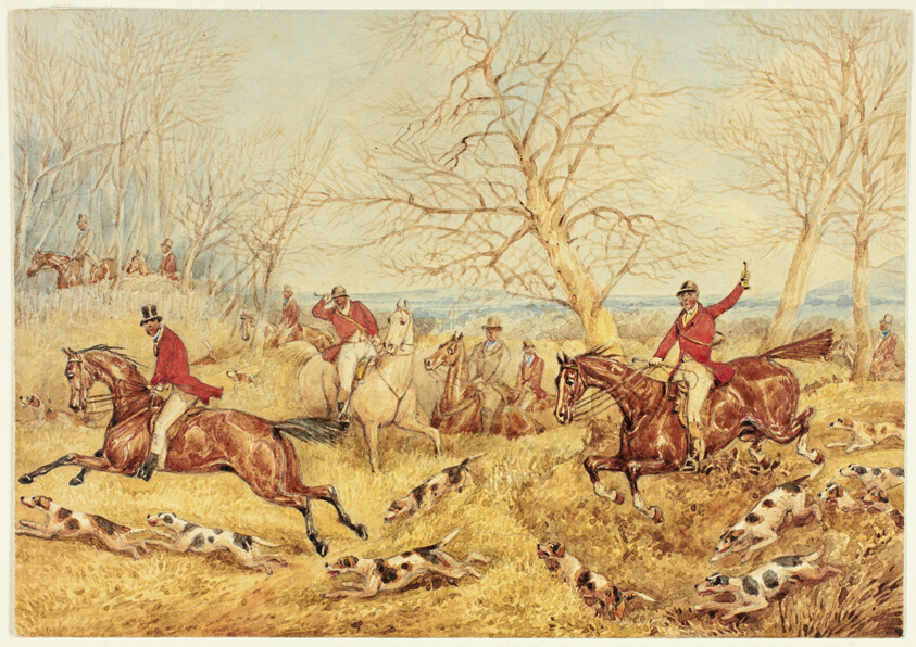 Fox Hunt by Henry Alken