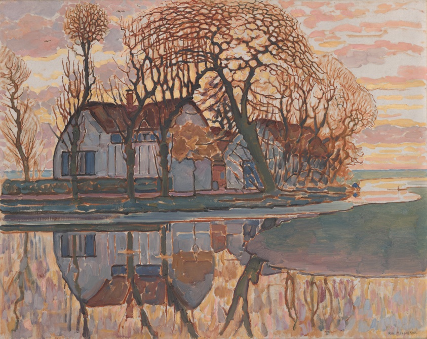 Farm near Duivendrecht by Piet Mondrian