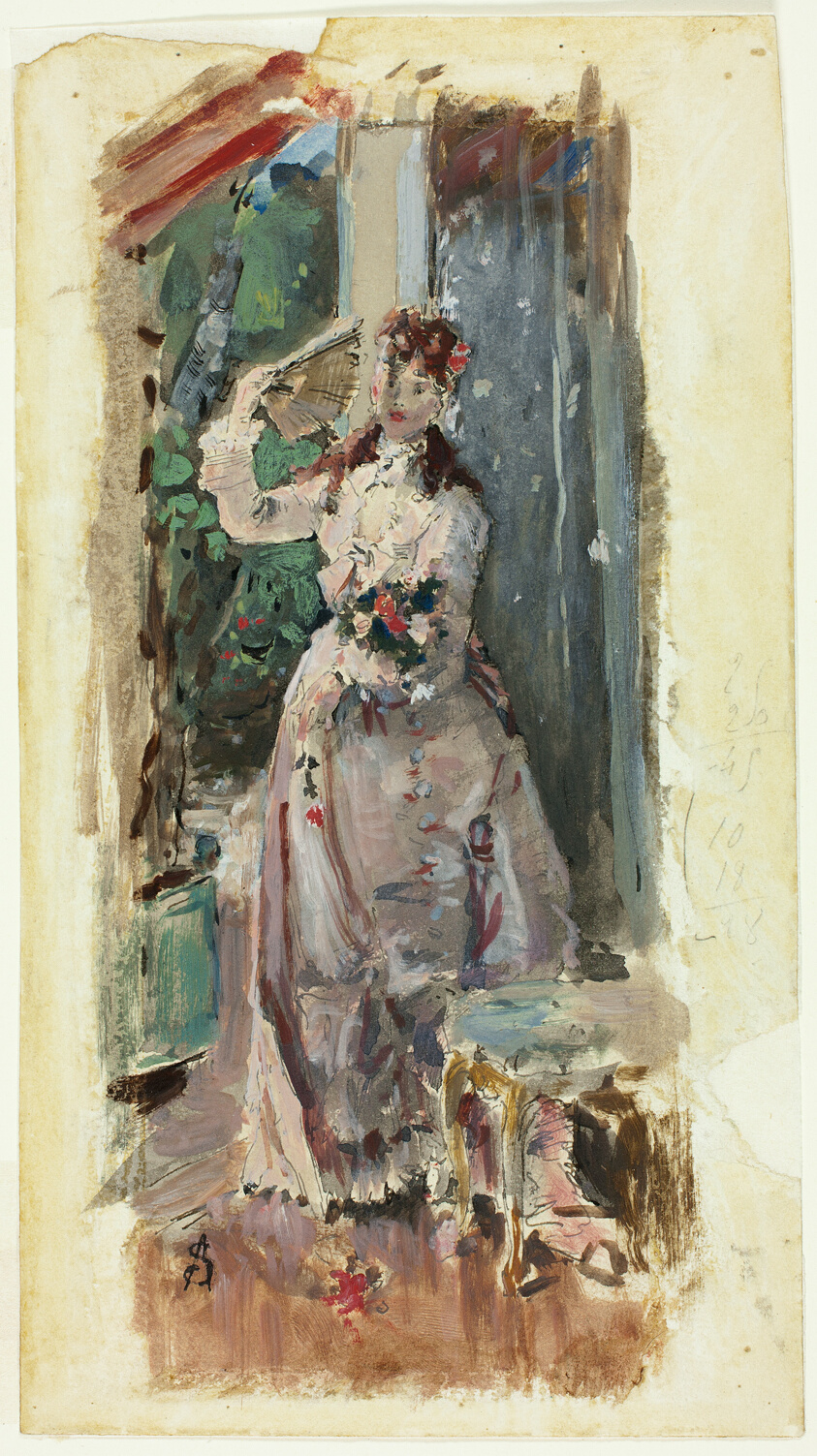 The Corner of the Balcony by Alfred Stevens
