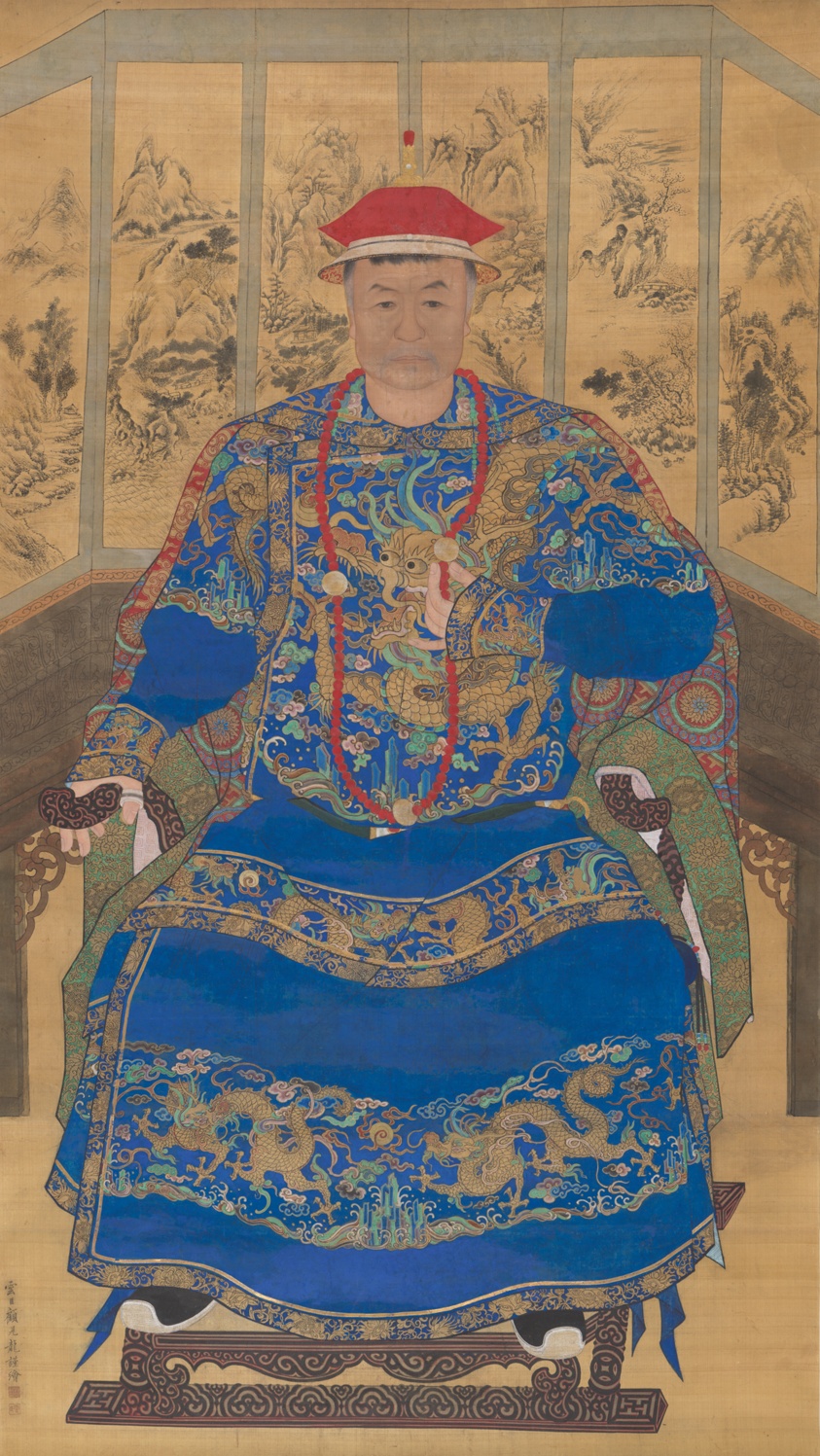 Portrait of a Manchu Prince by Gu Jianlong