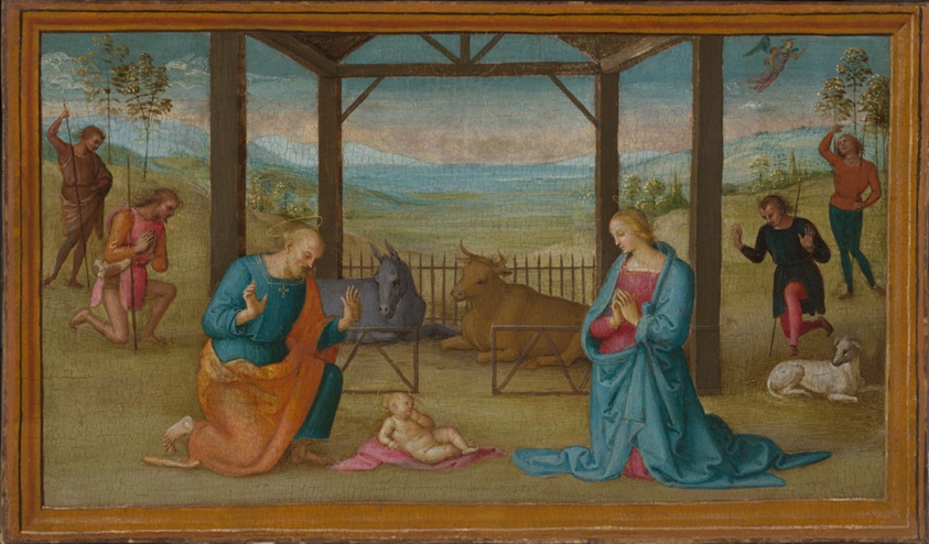 The Nativity by Perugino