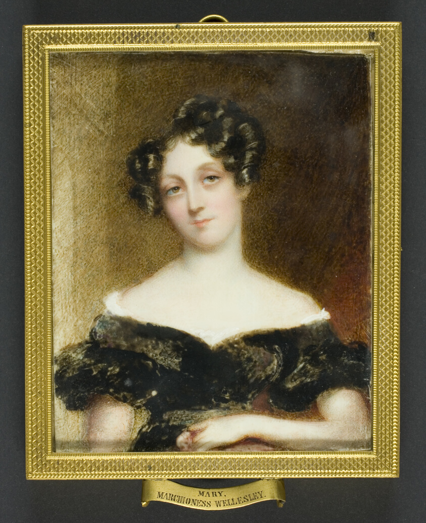 Portrait of Marianne, Marchioness Wellesley by Simon Jacques Rochard