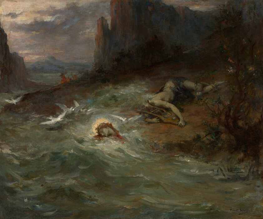 The Death of Orpheus by Henri Leopold Lévy
