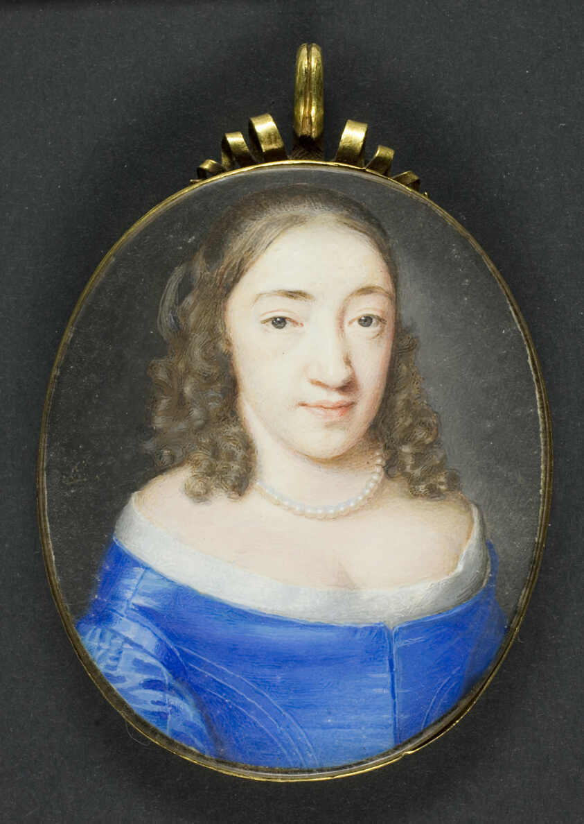 Portrait of Lady Clarke (d. 1695) by Samuel Cooper
