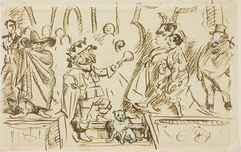 Study for Title Page, from Punch, Volume 55 by Charles Samuel Keene