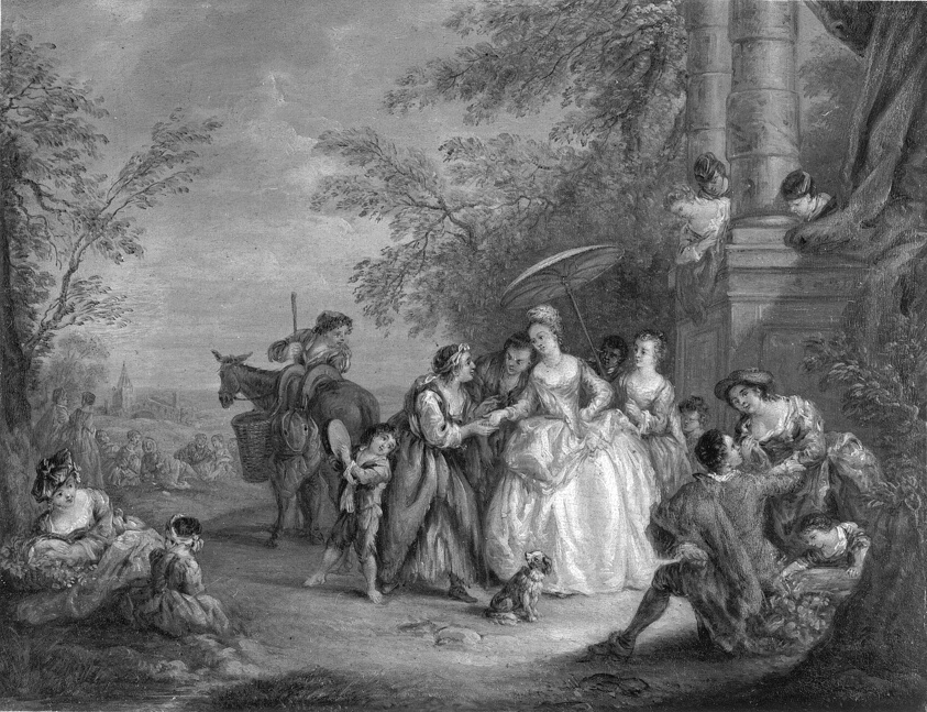 La Bonne Aventure (The Fortune Teller) by After Jean Baptiste Joseph Pater