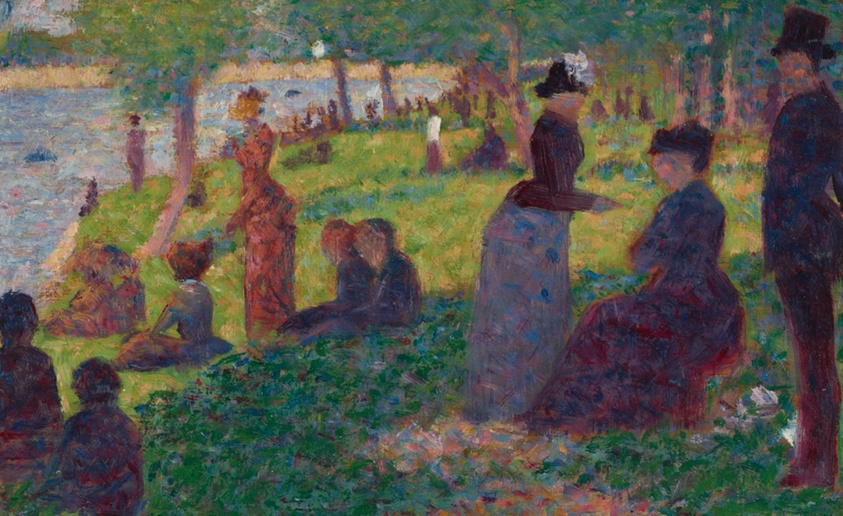 Oil Sketch for "A Sunday on La Grande Jatte — 1884" by Georges Seurat