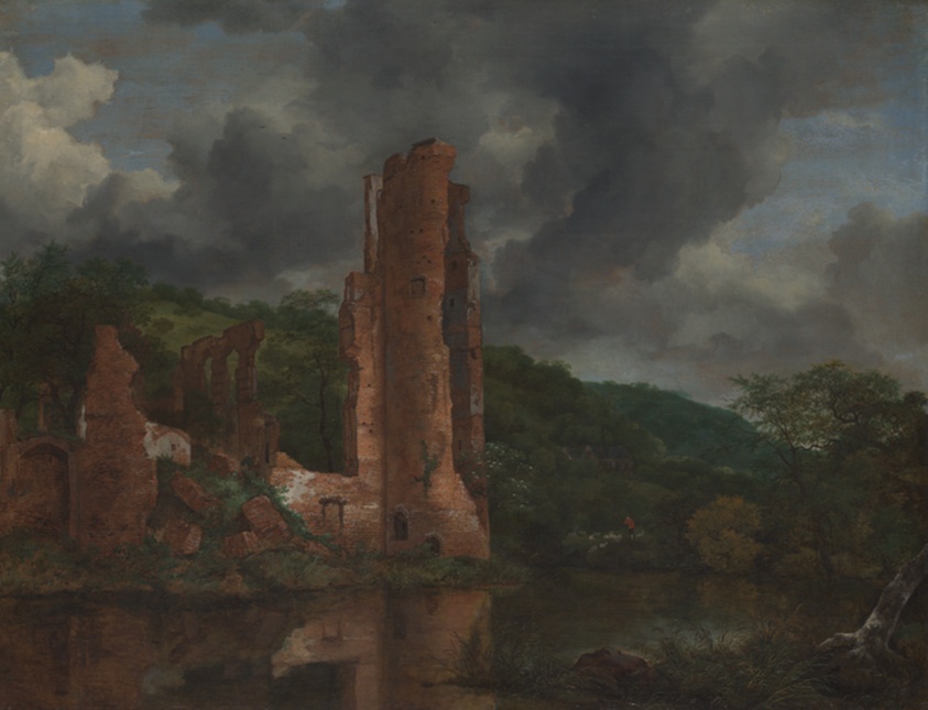Landscape with the Ruins of the Castle of Egmond by Jacob van Ruisdael