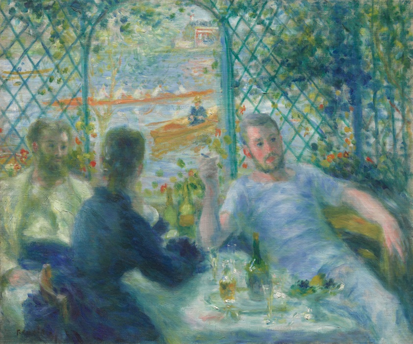 Lunch at the Restaurant Fournaise (The Rowers' Lunch) by Pierre-Auguste Renoir