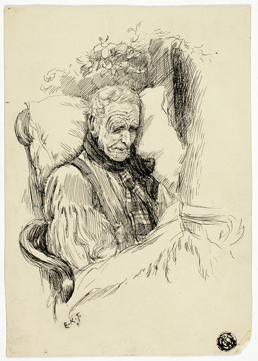 Dying Old Man by Edward Killingworth Johnson
