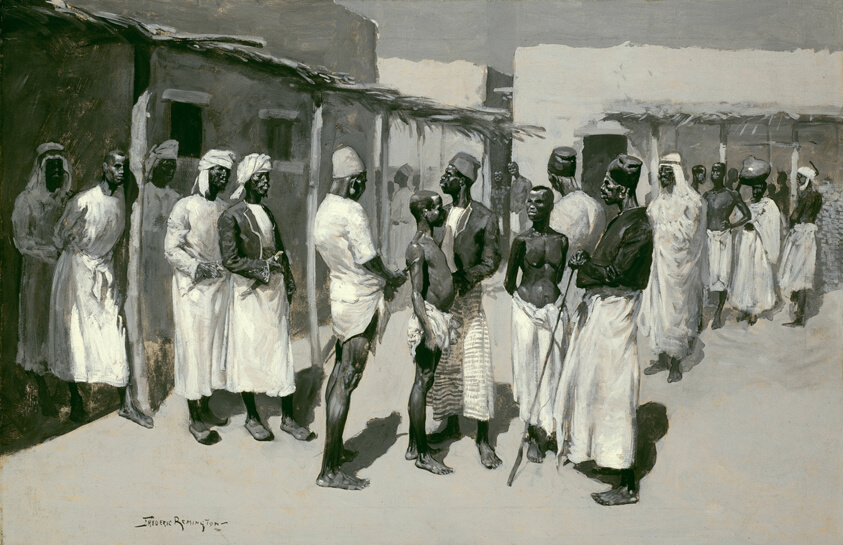 Slave Market by Frederic Remington