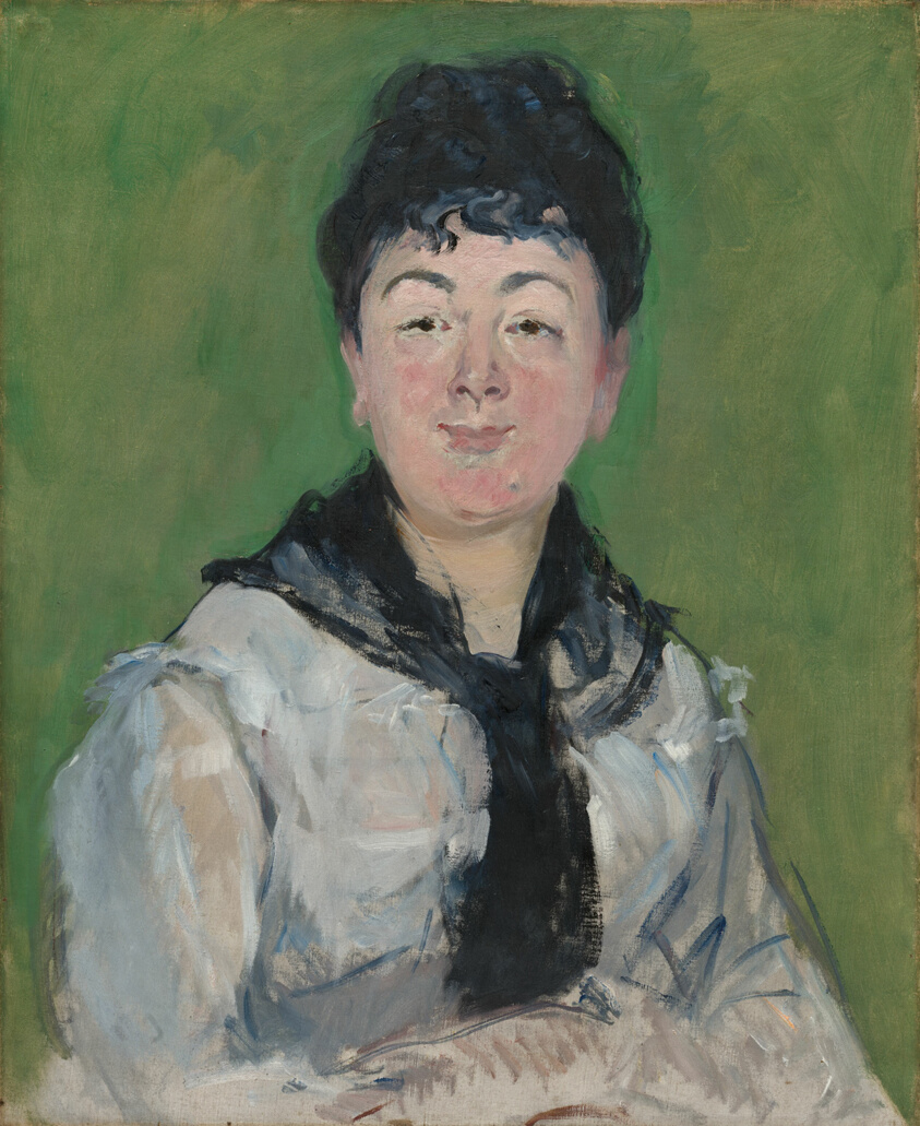 Portrait of a Woman with a Black Fichu by Édouard Manet