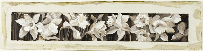 Decoration - Daffodils by Will Hicock Low