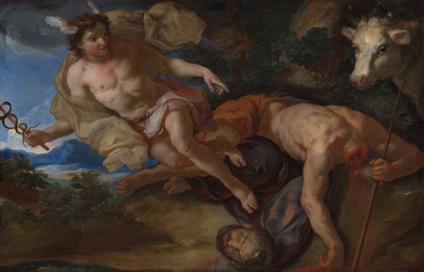 Mercury Rescues the Disguised Io after Beheading Argus by Johann Michael Rottmayr